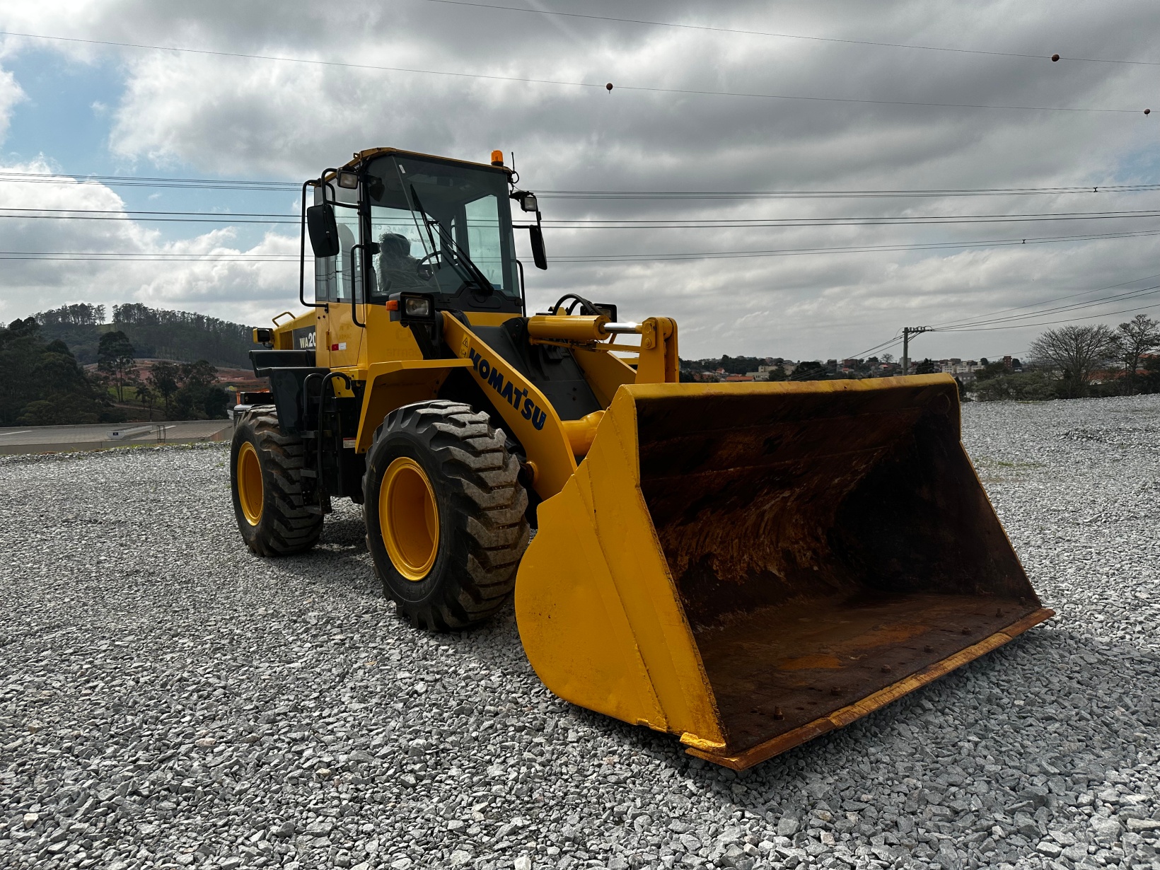 Pá Carregadeira Komatsu WA200-6 ano 2018