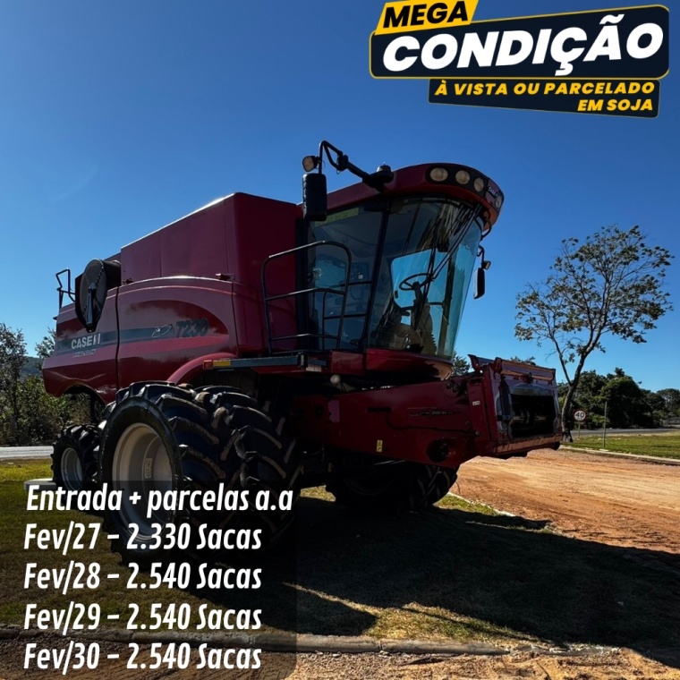 Colheitadeira Case 7230 ano 2015 - 7230 - Máquinas Agrícolas