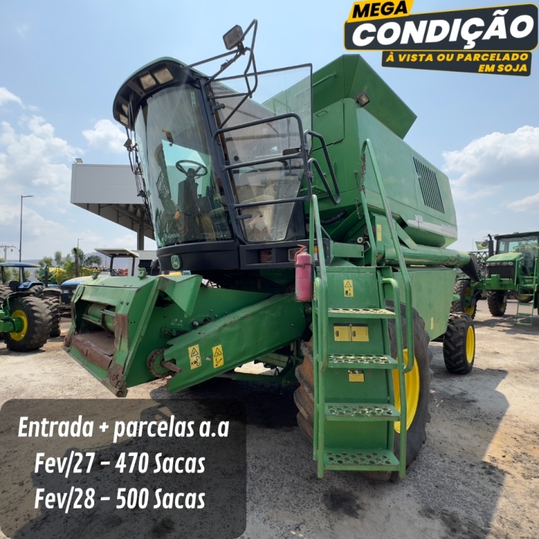Colheitadeira John Deere 1450 ano 2002