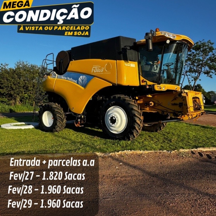 Colheitadeira New Holland CR 9060 ano 2011
