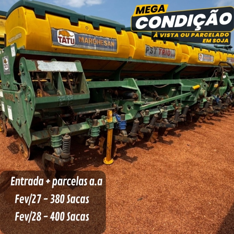 Plantadeira Tatu Marchesan PST TRIO ano 2016