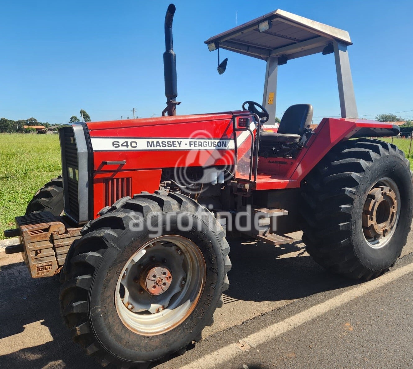 Trator Massey Ferguson MF 640 ano 1995 - MF 640 - Máquinas Agrícolas