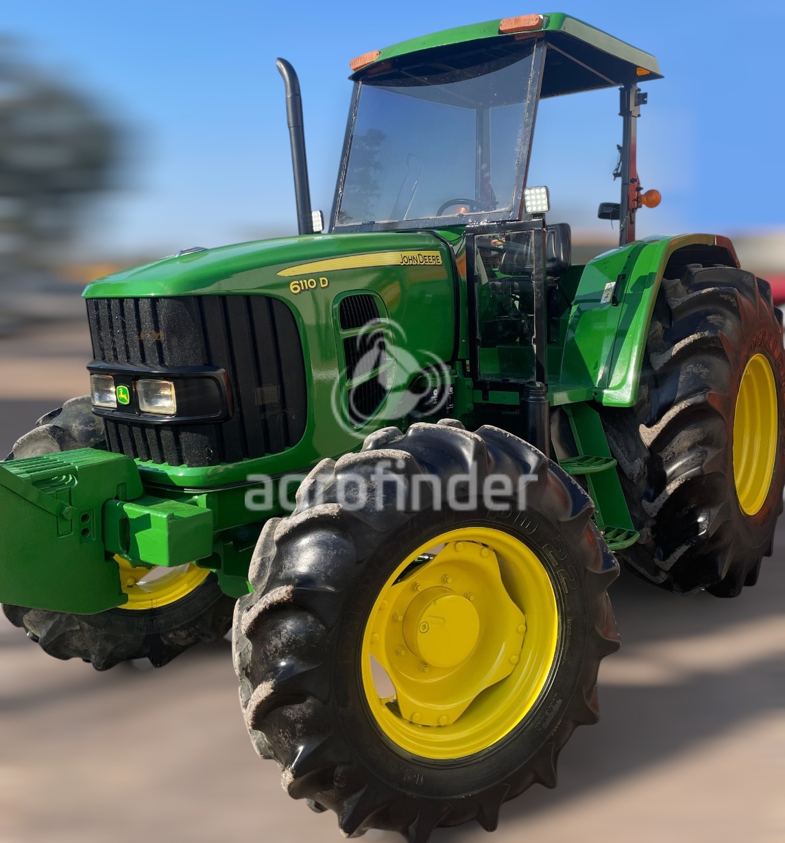 Trator John Deere 6110D ano 2011 - 6110D - Máquinas Agrícolas