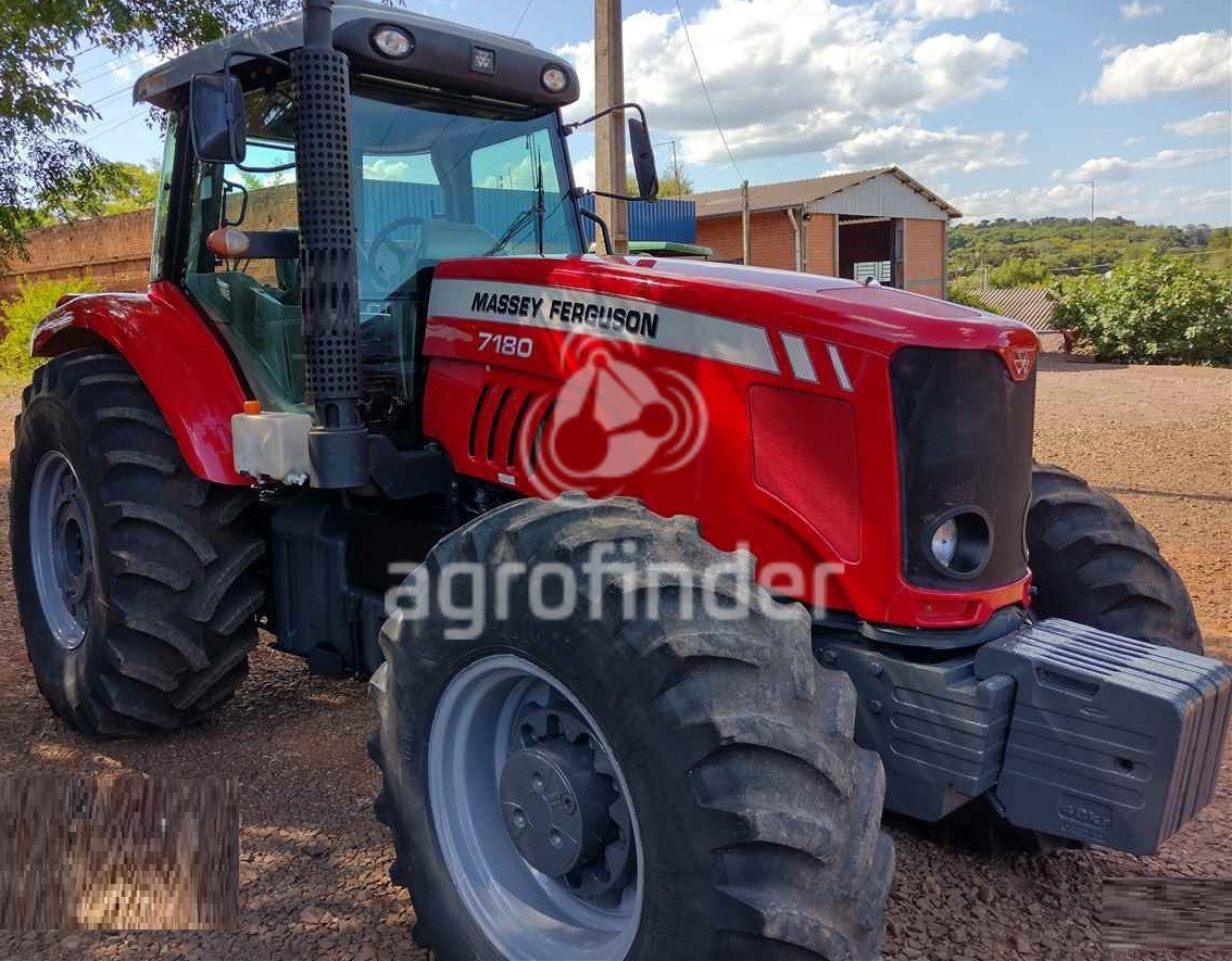 Trator Massey Ferguson MF 7180 ano 2012 - MF 7180 - Máquinas Agrícolas