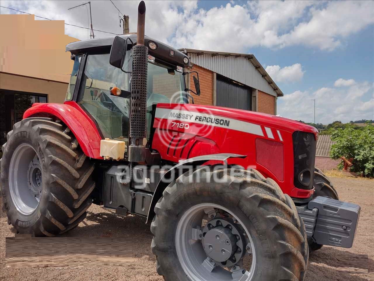 Trator Massey Ferguson MF 7180 ano 2013 - MF 7180 - Máquinas Agrícolas