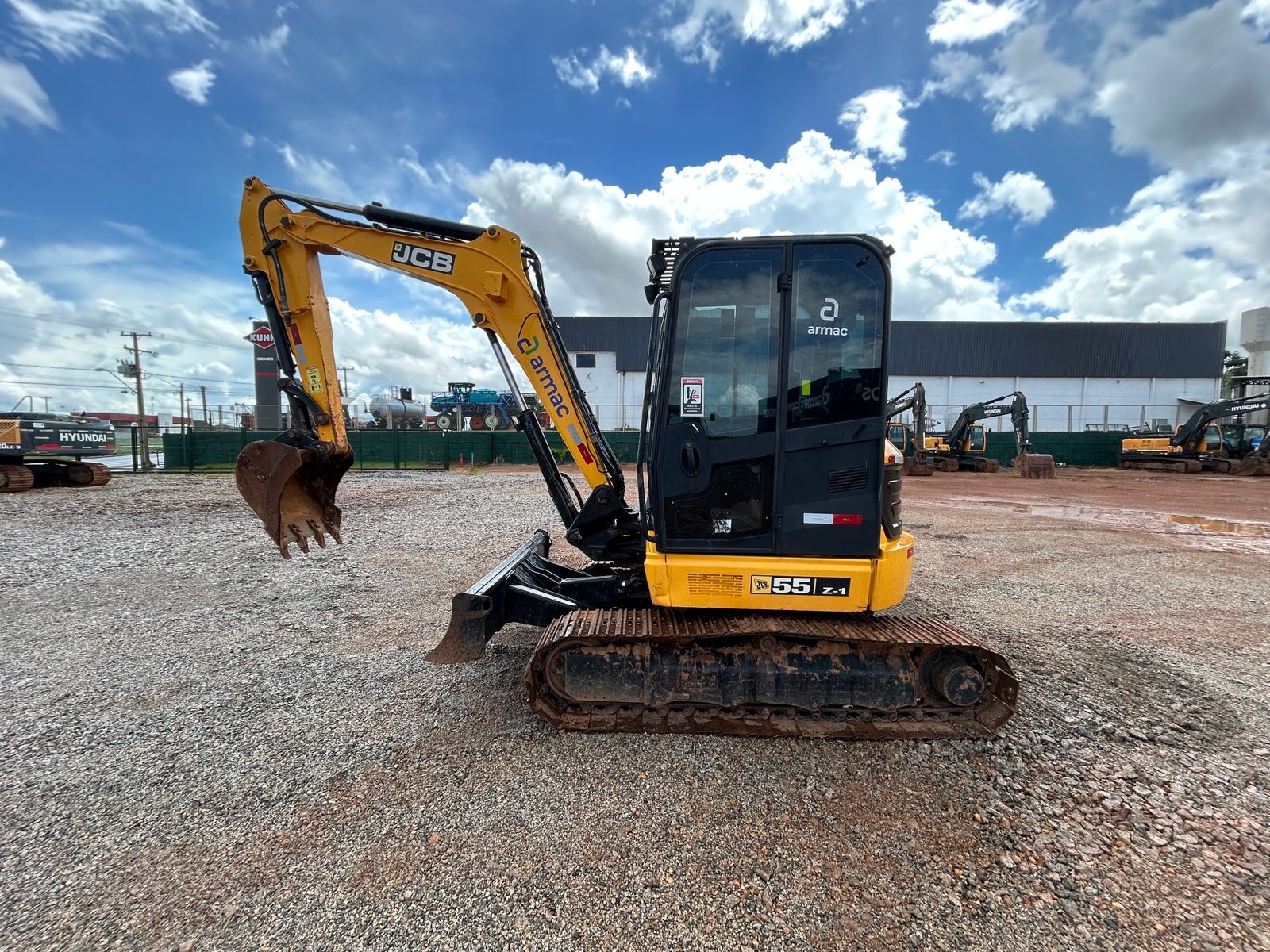 Mini Escavadeira JCB 55Z-1 ano 2021