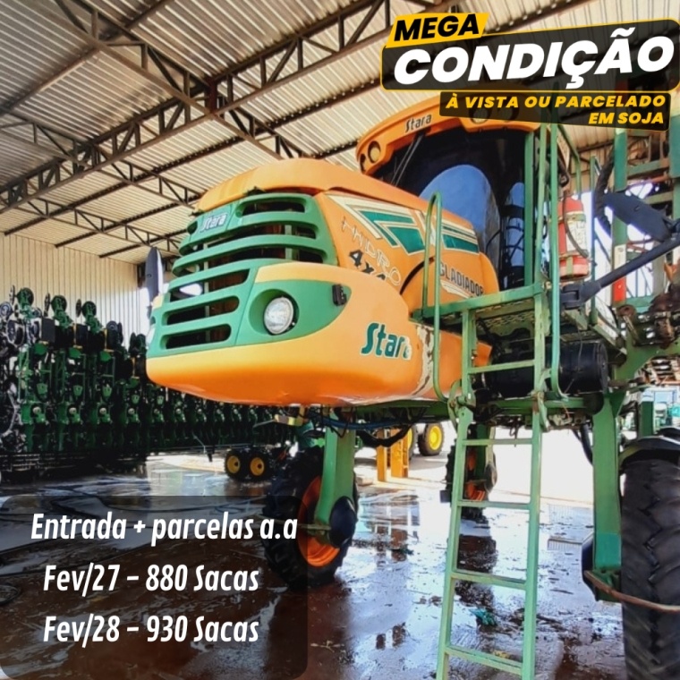 Pulverizador Autopropelido Stara Gladiador 2700 ano 2013