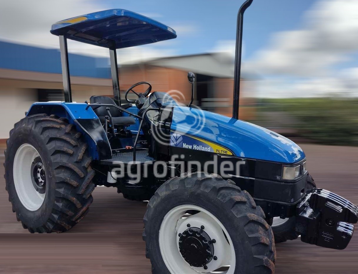 Trator New Holland TL 75E ano 2010 - TL 75E - Máquinas Agrícolas