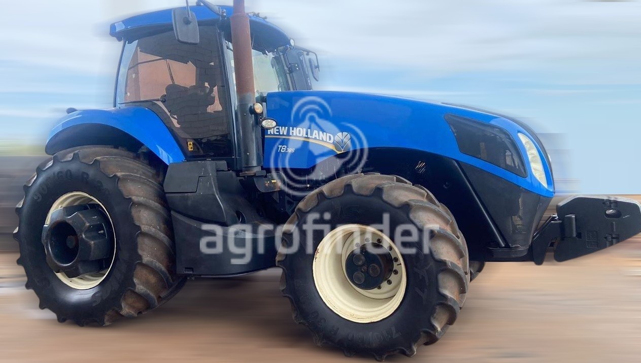 Trator New Holland T8 385 ano 2019 - T8 385 - Máquinas Agrícolas