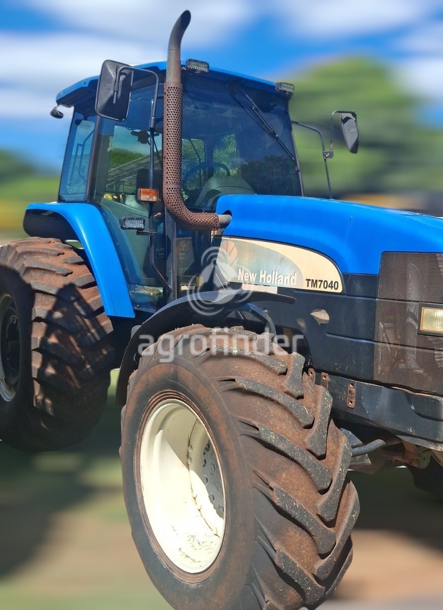 Trator New Holland TM 7040 ano 2013 - TM 7040 - Máquinas Agrícolas