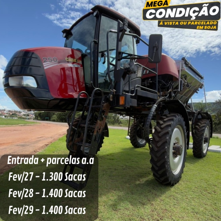 Pulverizador Autopropelido Case Patriot 250 ano 2015