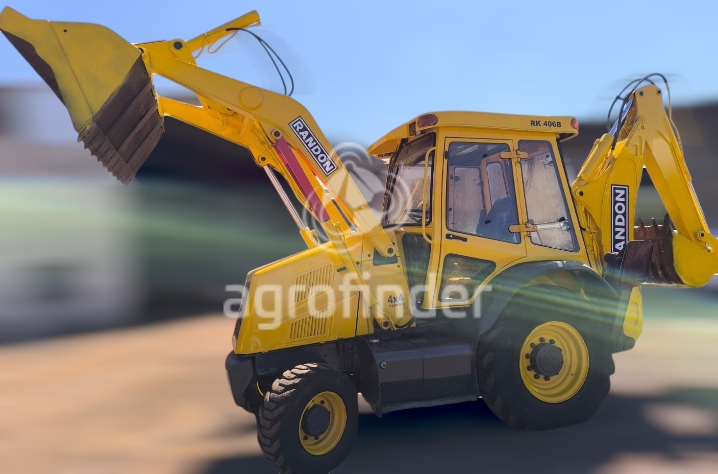 Retroescavadeira Randon RK 406B ano 2011 - RK 406B - Máquinas de Linha Amarela