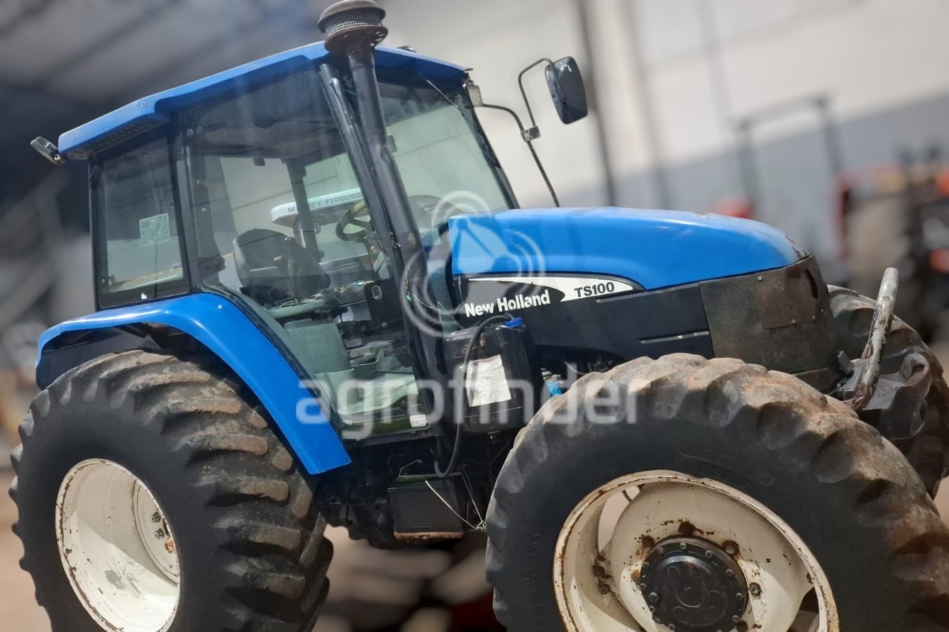 Trator New Holland TS100 ano 1999 - TS100 - Máquinas Agrícolas