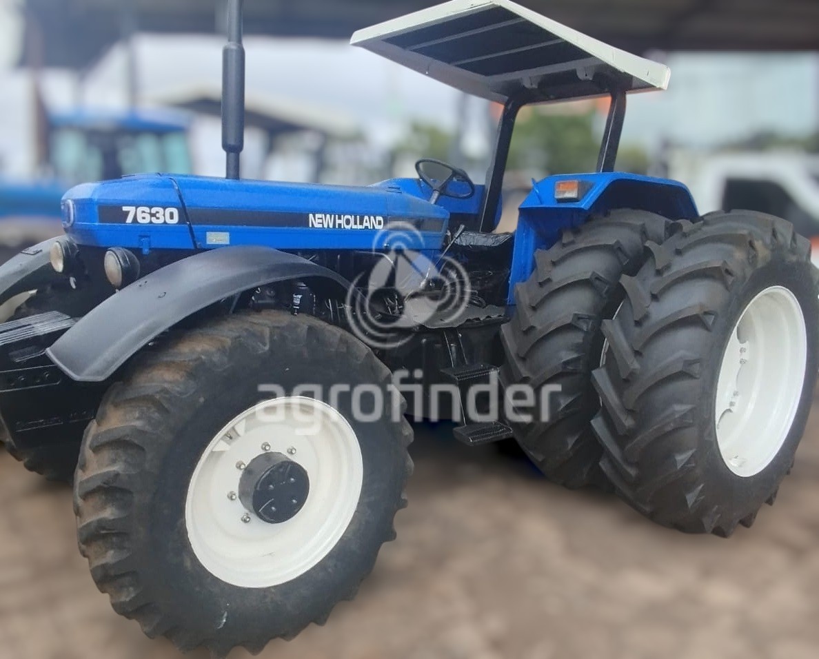 Trator New Holland 7630 ano 2003 - 7630 - Máquinas Agrícolas