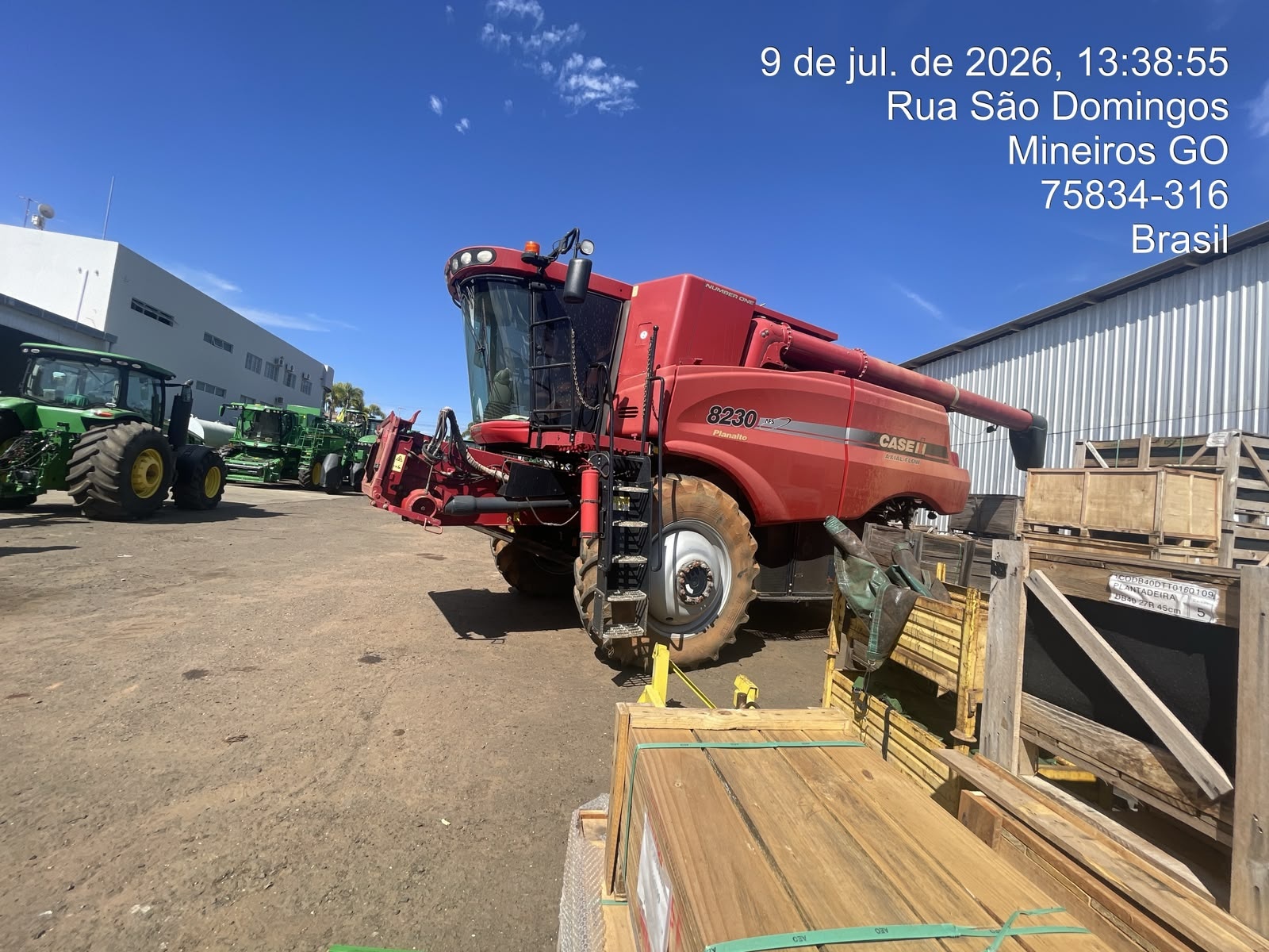 Colheitadeira Case 8230 ano 2014