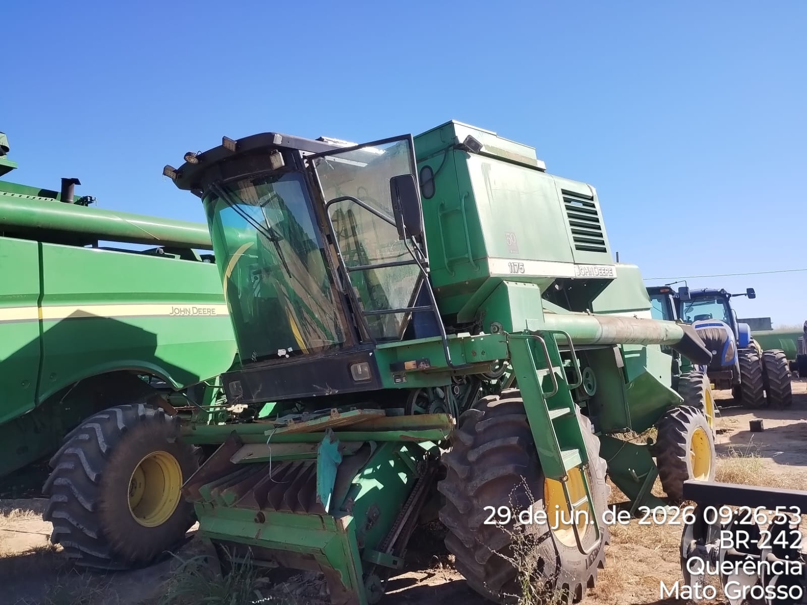 Colheitadeira John Deere 1175 ano 2004 - 1175 - Máquinas Agrícolas