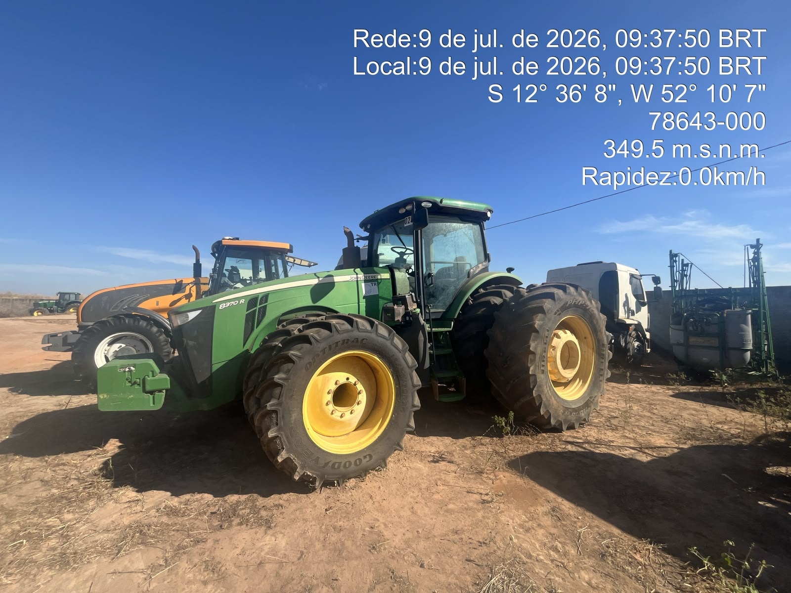 Trator John Deere 8370R ano 2017 - 8370R - Máquinas Agrícolas
