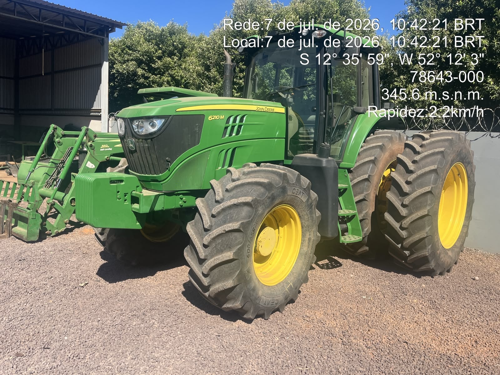 Trator de Esteira John Deere 6210M ano 2022