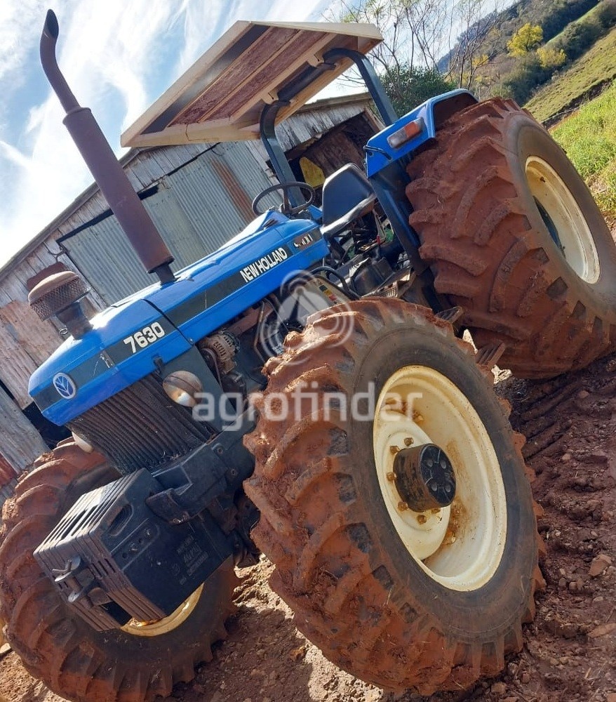 Trator New Holland 7630 ano 2007 - 7630 - Máquinas Agrícolas