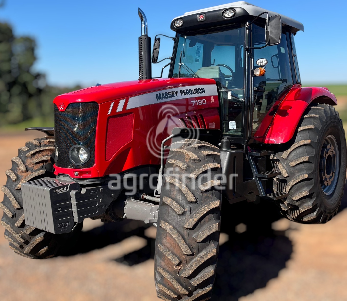 Trator Massey Ferguson MF 7180 ano 2013 - MF 7180 - Máquinas Agrícolas