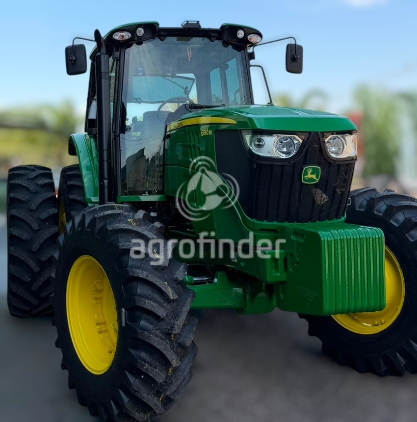 Trator John Deere 6190M ano 2016 - 6190M - Máquinas Agrícolas
