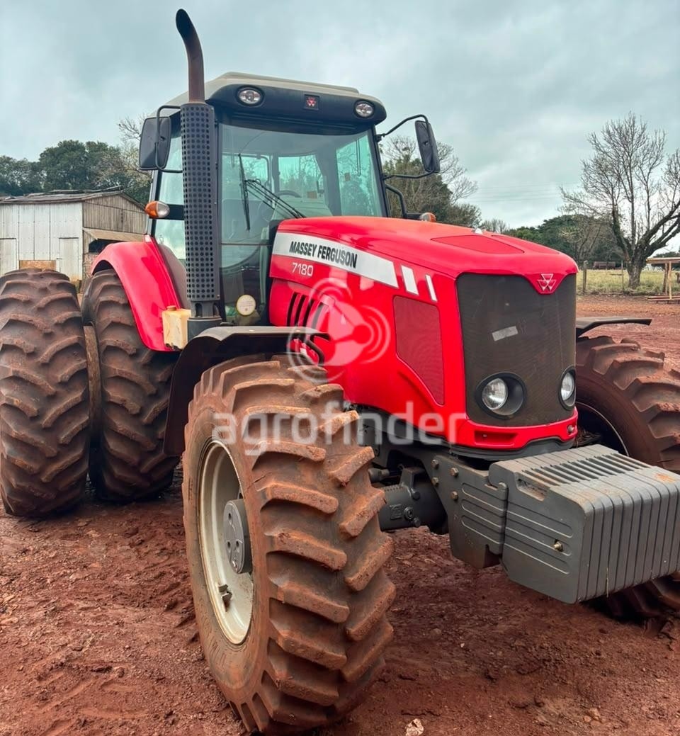 Trator Massey Ferguson MF 7180 ano 2013 - MF 7180 - Máquinas Agrícolas