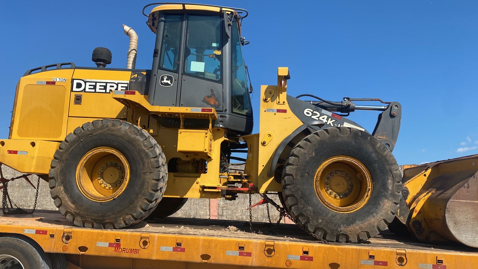 Pá Carregadeira John Deere 624K II ano 2017