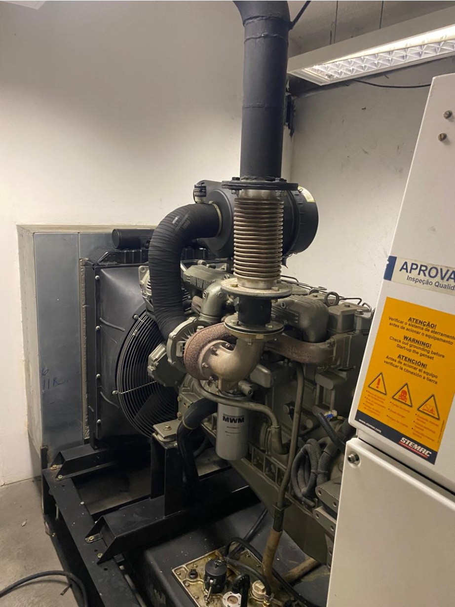 Gerador de Energia STEMAC 150 kVA ano 2013