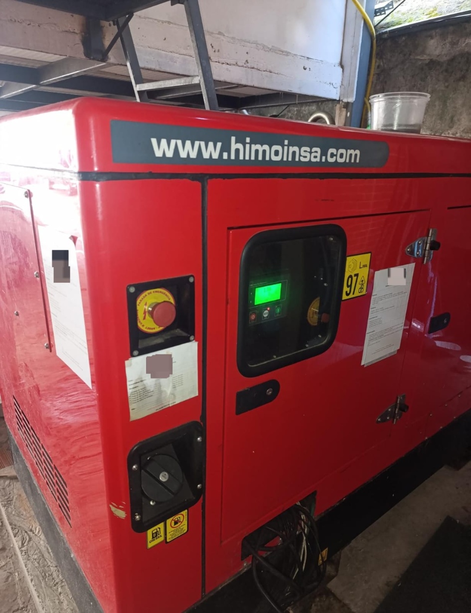 Gerador de Energia Himoinsa 50 kVA ano 2021