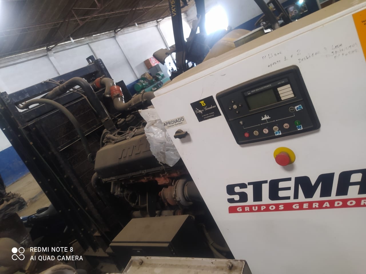 Gerador de Energia STEMAC 750 kVA ano 2012