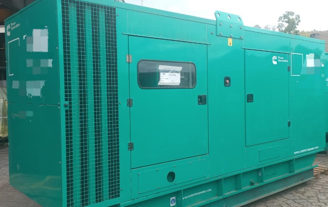 Gerador de Energia Cummins 500 kVA ano 2019