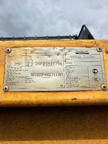 Plataforma New Holland 25 PÉS ano 2016
