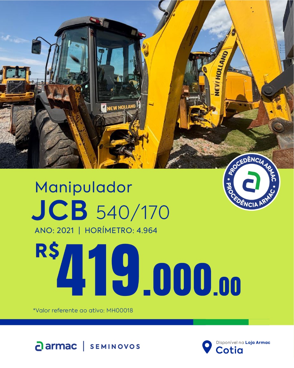 Manipulador Telescópico JCB 540-170 ano 2021