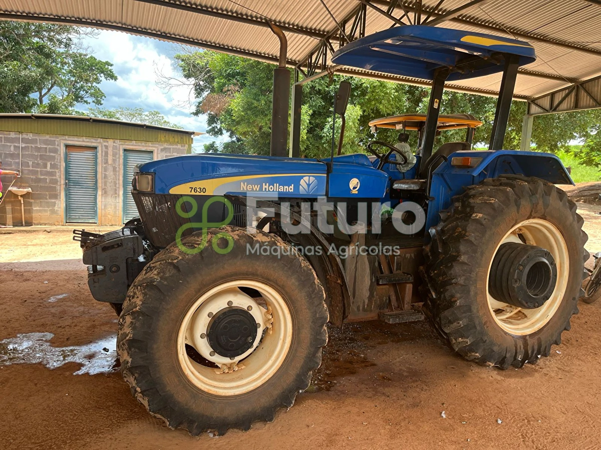 Trator New Holland 7630 ano 2012 - 7630 - Máquinas Agrícolas