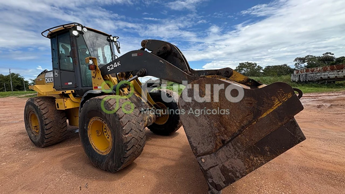 Pá Carregadeira John Deere 524K ano 2016