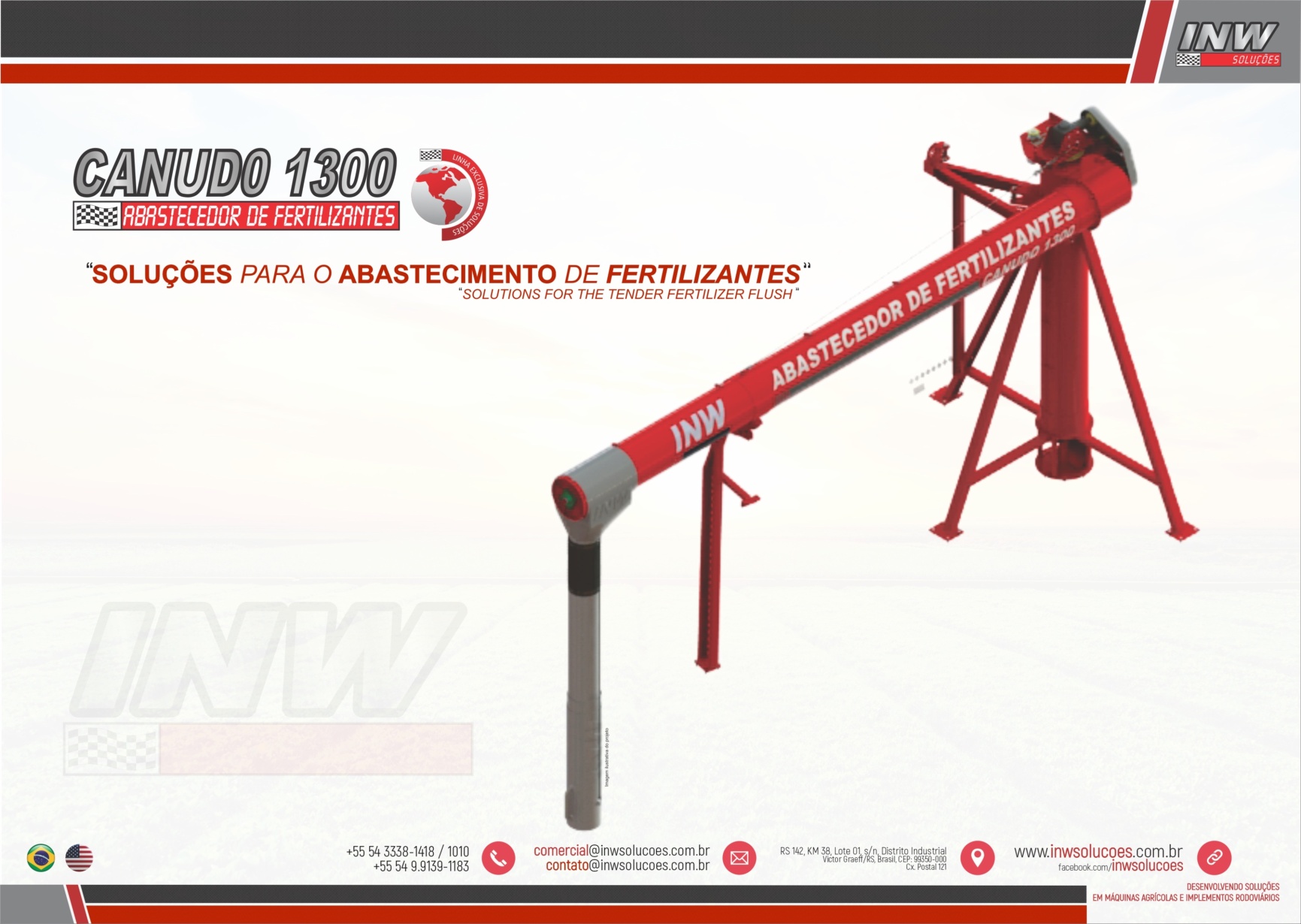Abastecedor de Fertilizantes Canudo 1300