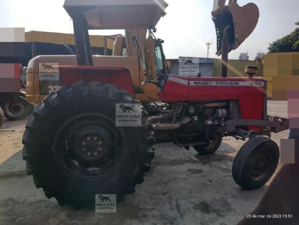 Trator Massey Ferguson MF 290 ano 1990 - MF 290 - Máquinas Agrícolas
