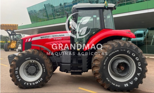 Trator Massey Ferguson MF 7390 ano 2014 - MF 7390 - Máquinas Agrícolas