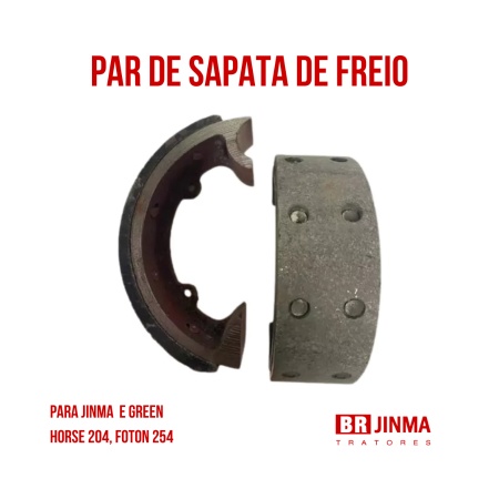 Peça  BR Jinma  Sapata de Freio