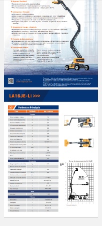 Plataforma Liugong LA16 JE