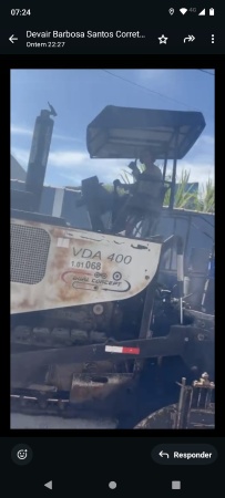 Vibroacabadora Terex VDA 400 ano 2009