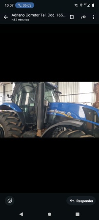 Trator New Holland T7.205 ano 2023 - T7.205 - Máquinas Agrícolas