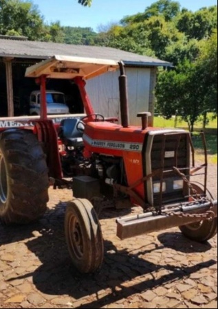 Trator Massey Ferguson MF 290 ano 1986