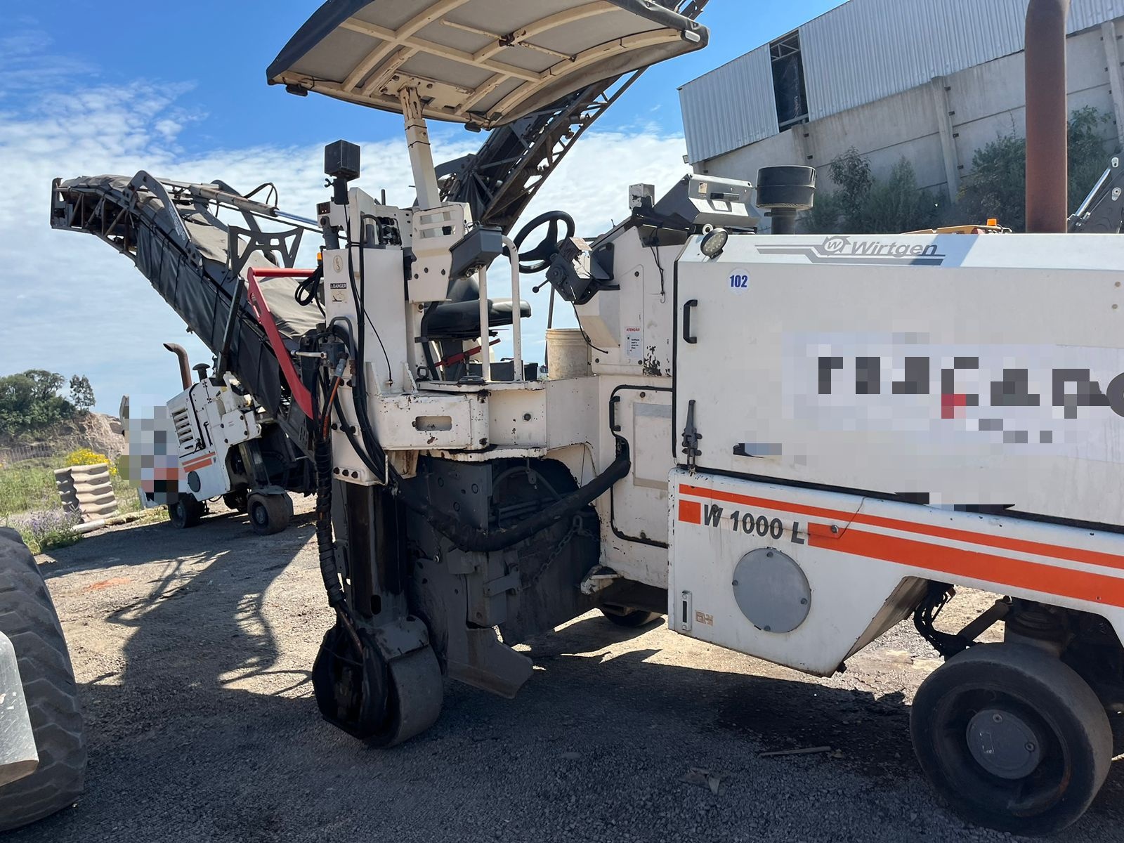 Fresadora Wirtgen W1000L ano 2005