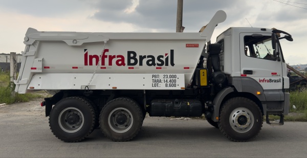 Caminhão Mercedes Benz AXOR 4144K6X4 ano 2020
