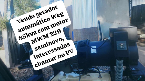 Gerador de Energia STEMAC 80 kVA ano 2015 - 80 kVA - Outros