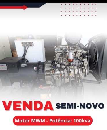Gerador de Energia STEMAC 100 kVA ano 2013 - 100 kVA - Outros