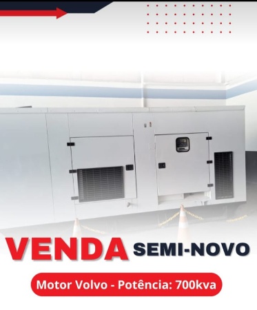 Gerador de Energia STEMAC 700 kVA ano 2014 - 700 kVA - Outros