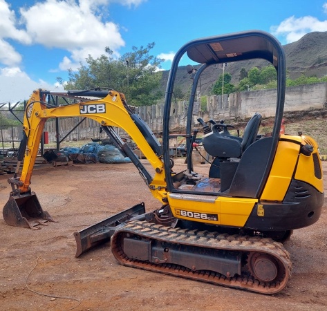 Mini Escavadeira JCB 8026 CTS ano 2017
