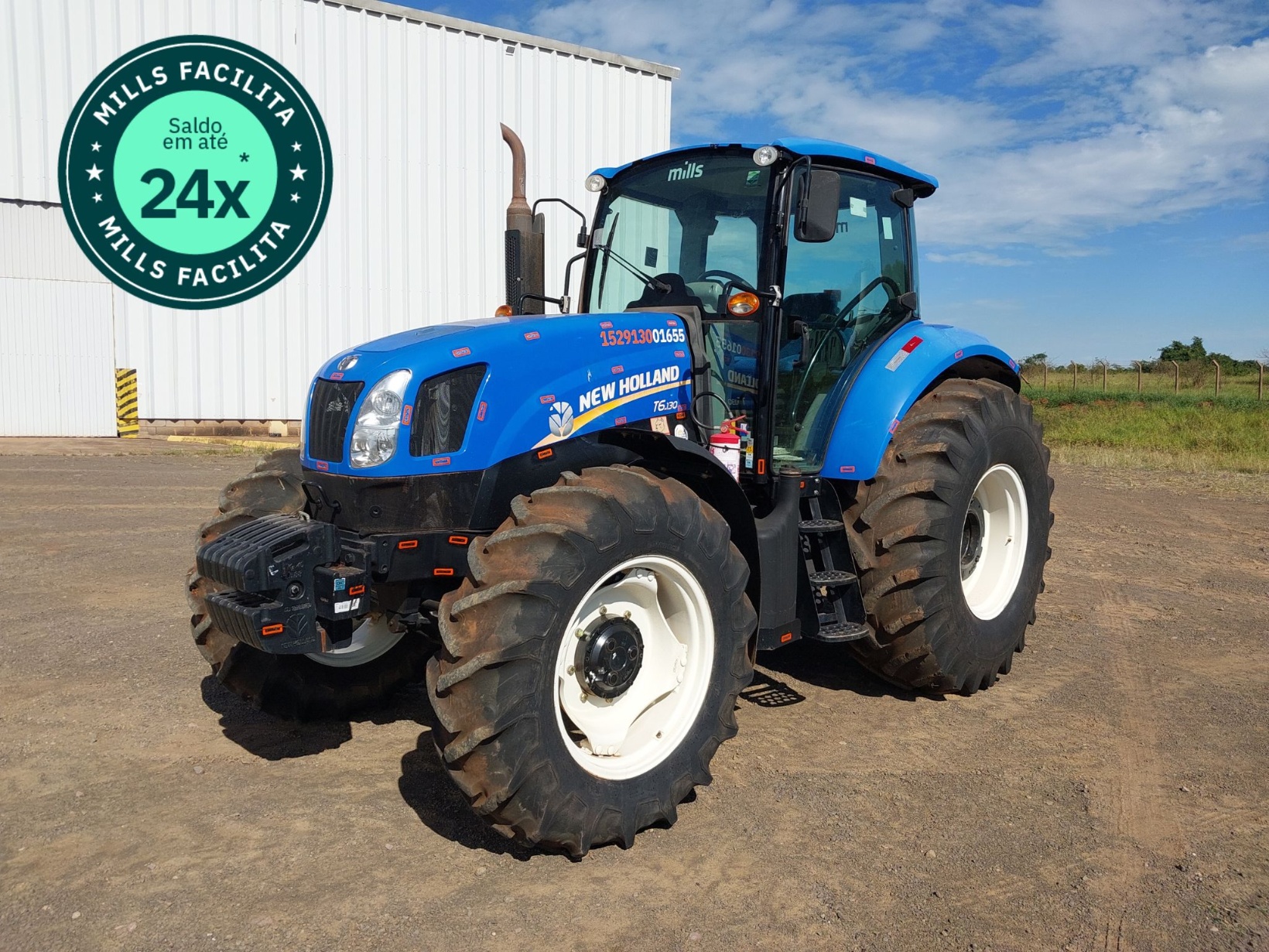 Trator New Holland T6.130 ano 2023